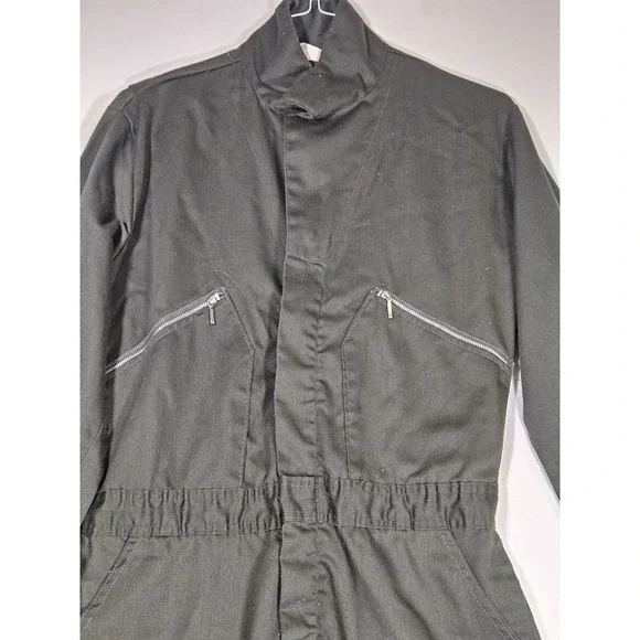 Vintage Walls Army Green Work Mechanics Coveralls - Picture 3 of 16